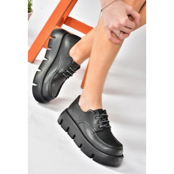 fox shoes black thick soled women`s σε προσφορά