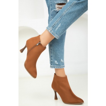 soho tan women`s suede boots & booties σε προσφορά