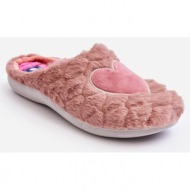  women`s fur home shoes inblu ec000099 pink
