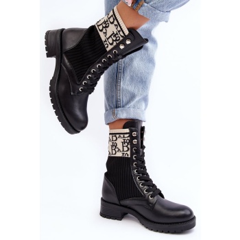 women`s work boots with sock black σε προσφορά
