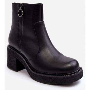women`s black romella zipper boots σε προσφορά