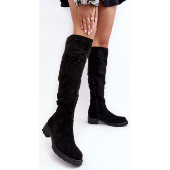embellished women`s over-the-knee boots σε προσφορά