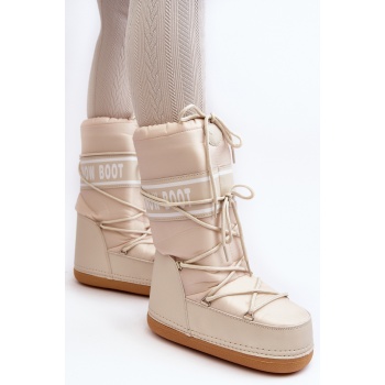 women`s beige snow high boots venila σε προσφορά