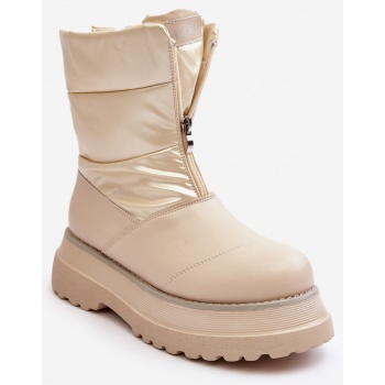 women`s snow boots with a thick sole σε προσφορά