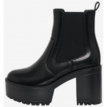 black women`s heeled ankle boots only σε προσφορά