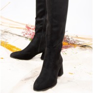  fox shoes women`s black suede boots