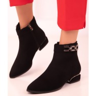  soho black suede women`s boots & booties 18496