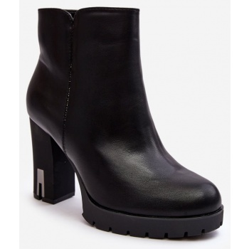 women`s high-heeled ankle boots with σε προσφορά