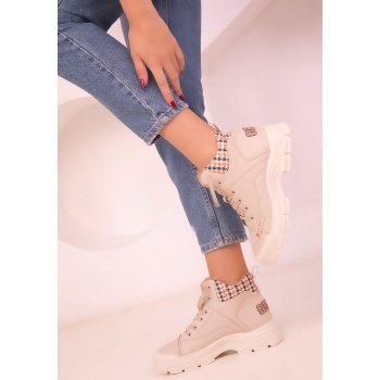 soho beige women`s boots & booties 18494