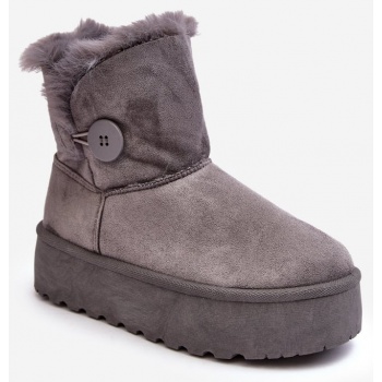 women`s platform snow boots with fur σε προσφορά