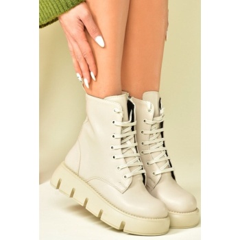 fox shoes beige women`s boots with σε προσφορά