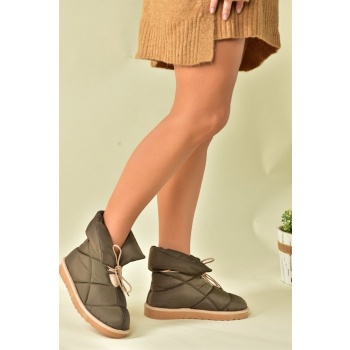 fox shoes khaki fabric women`s daily σε προσφορά