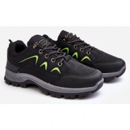  men`s trekking sports shoes black ibarina