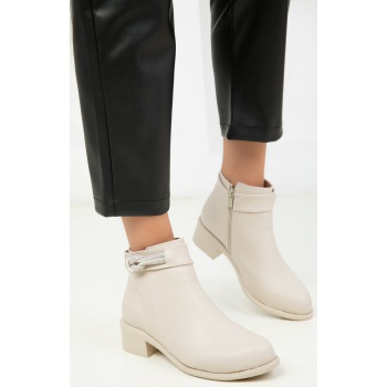 soho beige women`s boots & booties 18463 σε προσφορά