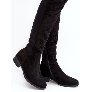 women`s suede shoes s.barski black σε προσφορά