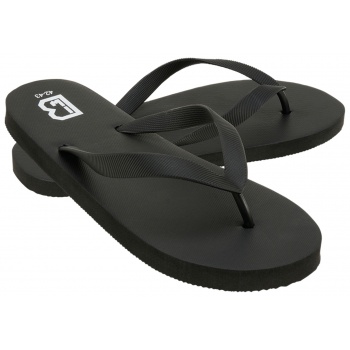 beach slippers black