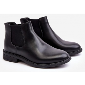 men`s chelsea boots low black dymidi σε προσφορά