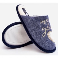  women`s classic insulated slippers blue mabira