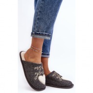  women`s classic insulated slippers grey mabira