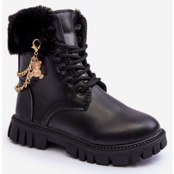 leather warm children`s ankle boots σε προσφορά
