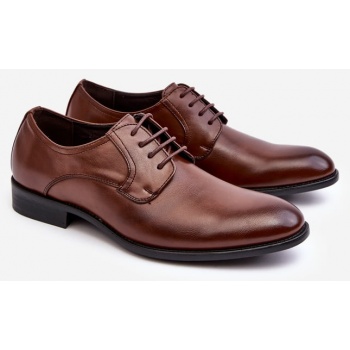 men`s brown leather shoes harene