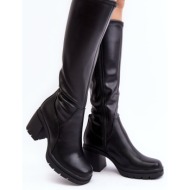  women`s heeled boots black sislene