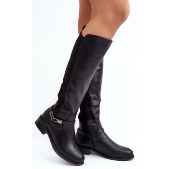 women`s warm boots s.barski black σε προσφορά