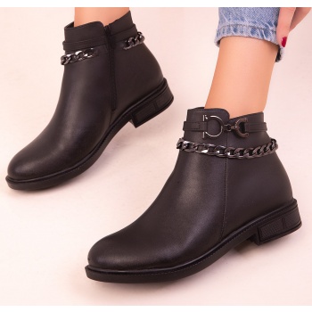 soho women`s black boots & booties 18394
