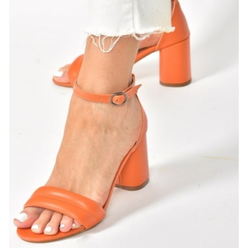 fox shoes orange single strap women`s