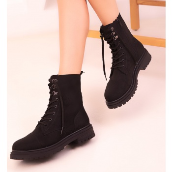 soho black suede women`s boots 