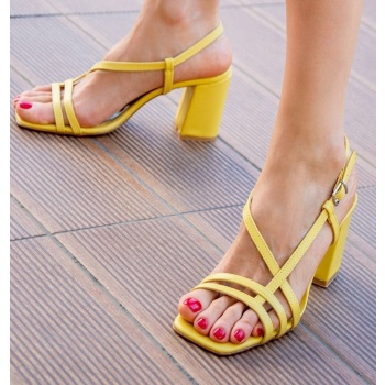 fox shoes yellow women`s heeled shoes σε προσφορά