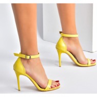 fox shoes women`s yellow heeled shoes