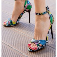  fox shoes colorful women`s heeled shoes