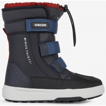 dark blue boys` ankle snow boots geox σε προσφορά