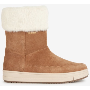 brown girls` winter suede ankle boots σε προσφορά