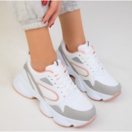  soho white-powder-c women`s sneakers 17226