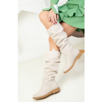 soho beige women`s boots 18510 σε προσφορά