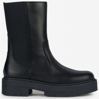 women`s black leather boots geox σε προσφορά