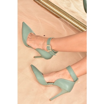 fox shoes women`s green heeled shoes σε προσφορά