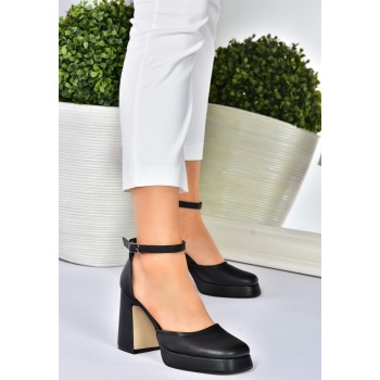 fox shoes women`s black thick platform σε προσφορά