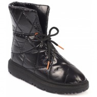  capone outfitters women`s quilted parachute fabric snow boots with adjustable ankle buckles.