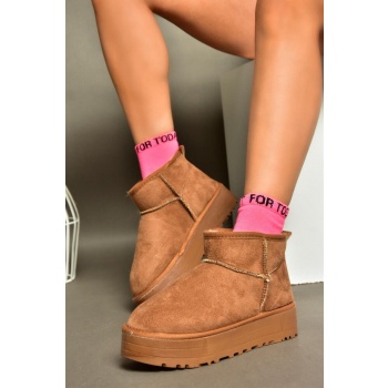 fox shoes r612033402 tan women`s boots σε προσφορά