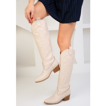 soho women`s beige boots 18612 σε προσφορά