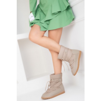 soho women`s beige boots & bootie 18606 σε προσφορά