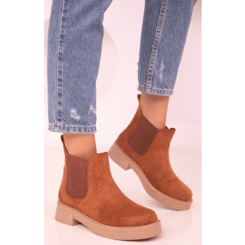 soho tan women`s suede boots & booties σε προσφορά