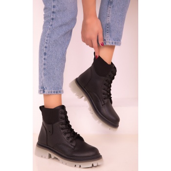 soho women`s black boots & booties 18444