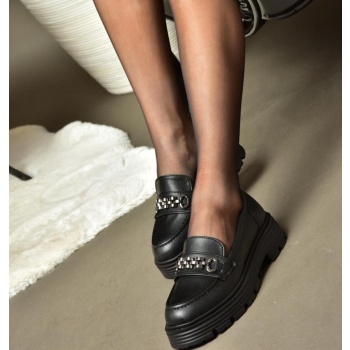 fox shoes black thick soled women`s σε προσφορά