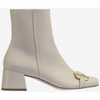 beige women`s leather ankle boots högl σε προσφορά