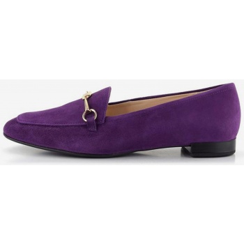 women`s purple suede loafers högl close σε προσφορά