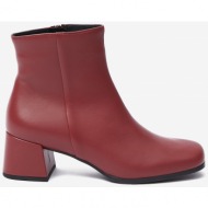  burgundy women`s leather ankle boots högl lou - women